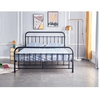 Akira Queen Metal Bed - Black VOB-AKIR-01
