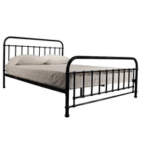 Akira Double Metal Bed - Black VOB-AKIR-02