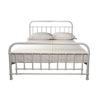 Akira Double Metal Bed - White VOB-AKIR-05