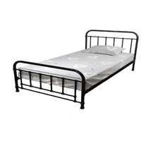 Akira Single Metal Bed - Black VOB-AKIR-07