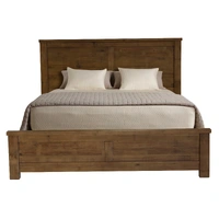 Augusta Double Bed Aged Sundried Ash VOB-AUGU-03