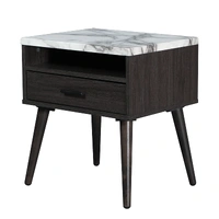 Marcello 1 Drawer Bedside - Espresso VOB-MAR-02