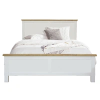 Shellwood Double Bed - Oak / White VOB-SHEL-05