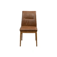 Atherton Leather Dining Chair - Toffee VOD-ATHR-10