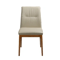 Atherton Leather Dining Chair - Light Mocha VOD-ATHR-11