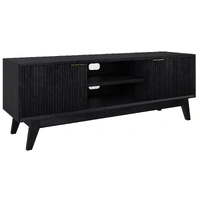 Ella 1700mm Entertainment Unit 2 Door - Brushed Black VOD-ELLA-04