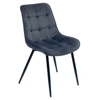 Giselle Fabric Dining Chair - Grey VOD-GISE-01