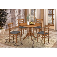 Mackay 5 Piece Dining Setting - Walnut VOD-MACK-5PC-KIT