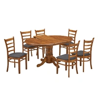 Mackay 7 Piece Dining Setting - Walnut VOD-MACK-7PC-KIT