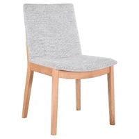Perisher Fabric Dining Chair - Grey VOD-PERI-11