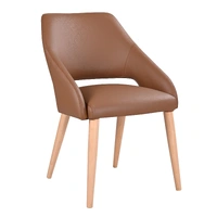 Rico Leather Dining Chair - Cognac VOD-RICO-01