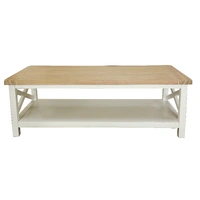 Shellwood Coffee Table - Oak / White VOD-SHEL-04