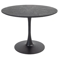 Spin Round Dining Table 1000mm - Black VOD-SPIN-01