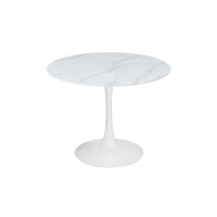 Spin Round Dining Table 900mm - White VOD-SPIN-03