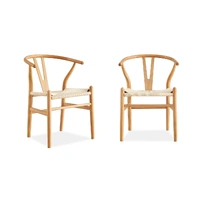 Wishbone Dining Chair - Natural VOD-WISH-01