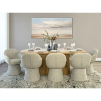 Adsila 9 Piece Dining Setting with Carter Chairs VODADSI9PCKITC