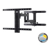 Suits TV Sizes 40-85" Waterproof Design with Corrosion-Resistant Coating with Stainless Steel Hardware, Extends 6.95 - 63.5cm Swivel ±44° Tilt 5/- 15°