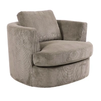 Charlotte Swivel Chair - Oat VOL-CHAR-01
