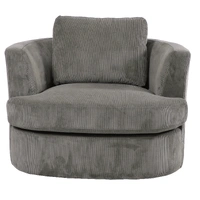 Charlotte Swivel Chair - Grey VOL-CHAR-02