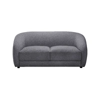 Cleo Fabric 2 Seater Sofa - Steel VOL-CLEO-06