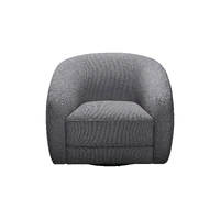 Cleo Fabric 1 Seater Sofa - Steel VOL-CLEO-07