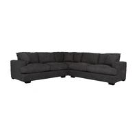 Hastings 2.5 Seater Corner Modular Lounge - Dark Grey VOL-HAST-01