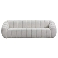 Kenya Fabric 4 Seater Sofa - Beige VOL-KENY-01