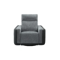Momba Fabric Single Power Recliner - Grey VOL-MOMB-03