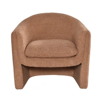 Remo Fabric Accent Chair - Cinnamon VOL-REMO-02