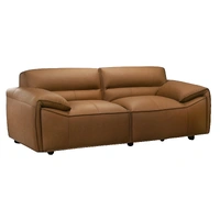 Zander Leather 2 Seater Sofa - Tan VOL-ZAND-04