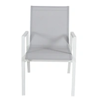 Icaria Outdoor Chair - White / Light Grey VOUT-ICA-12