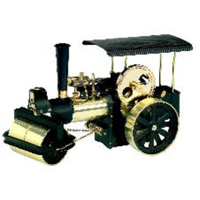 Wilesco D 366 Steam Roller black/brass
