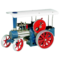 Wilesco D 415 Steam Traction Engine Kit, blue