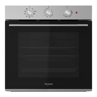 Whirlpool 60cm Air Fry Oven Mechanical, Hydro Clean - Black W4OMK381HU0XA