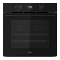 Whirlpool 60cm Air Fry Multi Function Smart Hydrolytic Clean Oven Black W4OMK581HU1BAUS
