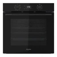 60cm Built in Oven, Black, 77L Gross / 71L Net Capacity, 8 Cooking Functions, Electronic LCD Display, 6th Sense Assisted Cooking, Cook 3 Multi Level C