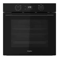60cm Built in Oven, Black, 77L Gross / 71L Net Capacity, 8 Cooking Functions, Electronic LCD Display, 6th Sense Assisted Cooking, Cook 3 Multi Level C