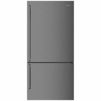 Westinghouse 496L Bottom Mount Frost Free Fridge Dark Stainless Steel WBE5304BC-R