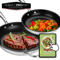 Kleva Perfect Pro 26cm and 28cm Frying Pan Twin Pack WBKPPP02-2628