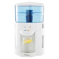 HEALTHY CHOICE DESKTOP WATER DISPENSER, HOT AND COLD WATER TAPS,BASE AND SEPARATE BOTTLE