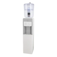 HEALTHY CHOICE STAND WATER COOLER, BUILT IN HIGH POWER COMPRESSOR, STAINLESS STEEL