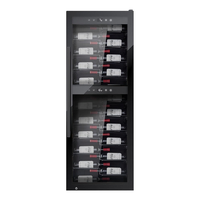 CASO Wine Fridge 97 Bottle Capacity 291 Litres Presentation Shelves Dual Zone WF-291-PD