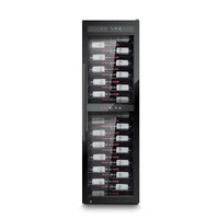 CASO Wine Fridge 141 Bottle Capacity 455 Litres Presentation Shelves Dual Zone WF-455-PD