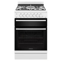 Westinghouse 60cm All Gas Freestanding Stove/Oven White WFG612WCH