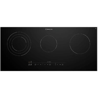 Westinghouse 90cm 3 Zone Ceramic Cooktop with Triple Zone and Hob2Hood WHC933BD