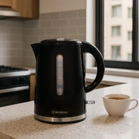 Westinghouse Kettle 1850-2200W 1.7L Black 220x160x225mm