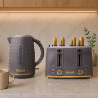 Westinghouse Kettle & Toaster Pack 1.7L Kettle & 4 Slice Toaster Grey 430x250x200mm