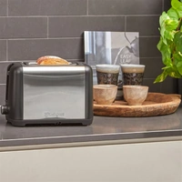 Westinghouse Toaster 780-930W 2 Slice Stainless Steel 270x170x180mm