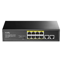Cudy GS1010P 8-Port Gigabit PoE+ Switch with 2 Gigabit Uplink Ports 120W