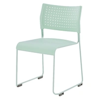 Wimbledon - Stackable Polypropylene Sled Base Chair With Linking Feature - Mint Green WIMBL-NA-MG-MG